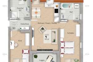 Heller Wohntraum im Dachgeschoss – Eversbuschstraße 172, 80999 Untermenzing, München – Vorschaubild 21