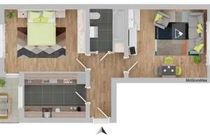 PROVISIONSFREI!
Vermietete 2-Zimmer-Wohnung mit Balkon in Mannheim/Schwetzingerstadt – Die vollständige Adresse der Immobilie erhältst du vom Anbieter., 68165 Schwetzingerstadt/Oststadt, Mannheim – Vorschaubild 5