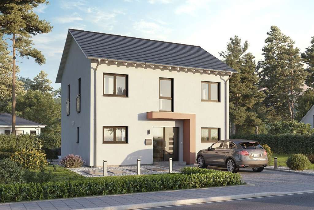 Immobilie in Grafenwöhr - Individuell gestaltbares Wohnparadies in Grafenwöhr - Modernes Fertighaus mit großzügigem Raumangebo - Bild 1