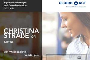 Attraktives Wohn- und Geschäftshaus am Wilhelmplatz – Christinastraße 64, Köln Nippes