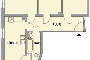 3-Raum-Erdgeschosswohnung in ruhiger Seitenstraße – Bessemerstr. 10, 9116 Schönau, Chemnitz – Vorschaubild 5