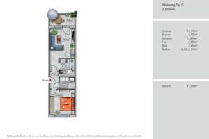 Single Traum: Frisch saniert, Einbauküche & Süd-West-Balkon – Am Bernsdorfer Hang 38, 9126 Bernsdorf, Chemnitz – Vorschaubild 15