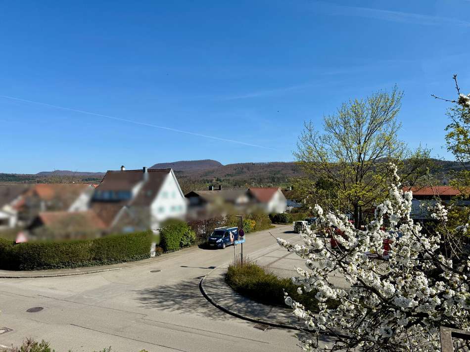 Blick vom Balkon