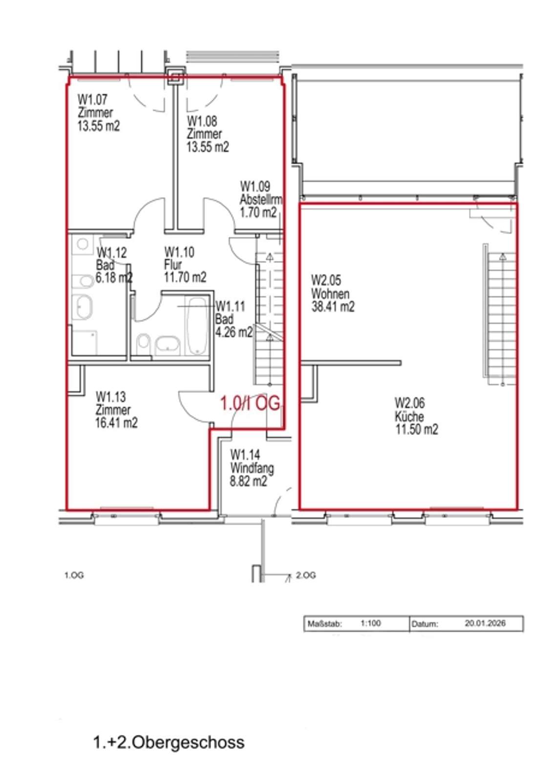 Attraktive 4-Zimmer-Maisonette-Wohnung mit Balkon in Innenstadt-Randlage