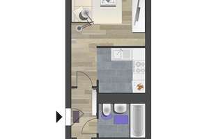 2-Raum-Wohnung in begrünter Wohnanlage – Faleska-Meinig-Str. 62, 9122 Markersdorf, Chemnitz – Vorschaubild 6