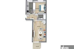 Leerstehende 3-Zimmer Wohnung mit großem Potenzial – Grombühlstraße 51C, 97080 Grombühl, Würzburg – Vorschaubild 11