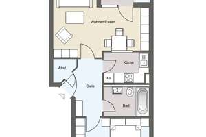 Kapitalanlage mit Balkon zum grünen Innenhof – vermietete 2-Zimmer-Wohnung – Die vollständige Adresse der Immobilie erhältst du vom Anbieter., 4317 Reudnitz-Thonberg, Leipzig – Vorschaubild 9