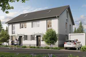 +++ NEUBAU - ATTRAKTIVE DOPPELHAUSHÄLFTE IN WYHLEN - NEUBAUGEBIET KAPELLENBACH - OST +++ – Habsburger Straße 1, 79639 Lörrach (Kreis) – Vorschaubild 2