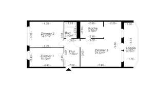 3 Zimmer mit Balkon – Buckower Ring 25, 12683 Biesdorf, Berlin – Vorschaubild 13