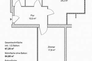 Charmante 2-Zimmer-Altbauwohnung mit Aufzug und Balkon nahe Kurfürstendamm – Die vollständige Adresse der Immobilie erhältst du vom Anbieter., 10709 Halensee, Berlin – Vorschaubild 13