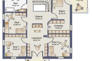 Neuwertige moderne Landvilla mit exklusiver Ausstattung – Die vollständige Adresse der Immobilie erhältst du vom Anbieter., 95643 Tirschenreuth – Vorschaubild 14