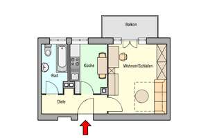 Nürnberg, Alberichstr. 3/EG Mitte – Alberichstraße 3, 90461 Glockenhof, Nürnberg – Vorschaubild 2