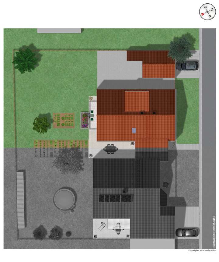 Lageplan illustriert