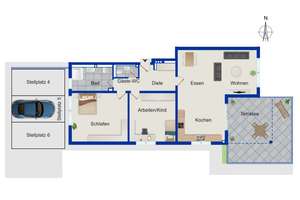 Moderne 3-Zimmer-Erdgeschosswohnung – Barrierefrei in Dortmund-Gartenstadt – Die vollständige Adresse der Immobilie erhältst du vom Anbieter., 44141 Westfalendamm, Dortmund – Vorschaubild 11