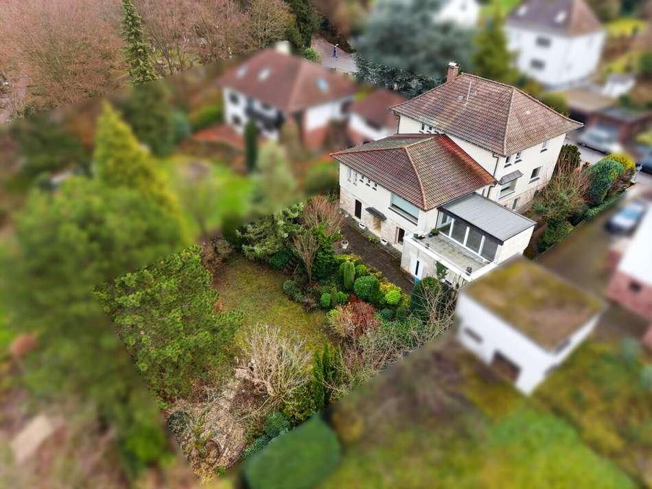 Luftbild Gartenseite