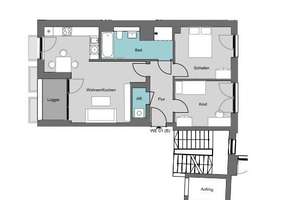 Modernes Wohnen: 3-Zimmer-Wohnung mit Loggia und EBK im Zentrum-Ost – Kreuzstraße 21, 4103 Zentrum-Ost, Leipzig – Vorschaubild 8