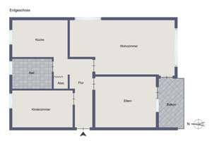 Zuhause mit 3 Zimmern und Balkon in Filderstadt – Falkenweg 16, 70794 Filderstadt – Vorschaubild 7