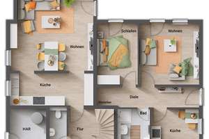 Ein tolles Zuhause für zwei Familien – einfach zweimalig – Die vollständige Adresse der Immobilie erhältst du vom Anbieter., 76359 Marxzell – Vorschaubild 6