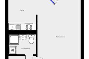**KLEIN ABER MEIN**hübsche Singlewohnung // Balkon // 4.OG // Bad mit Wanne // ab Sofort – Ringstraße 211, 4209 Grünau-Mitte, Leipzig – Vorschaubild 10
