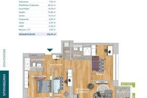 Perfekte Familienwohnung mit Terrasse im Hinterhaus zum Erstbezug – Die vollständige Adresse der Immobilie erhältst du vom Anbieter., 9111 Zentrum, Chemnitz – Vorschaubild 15