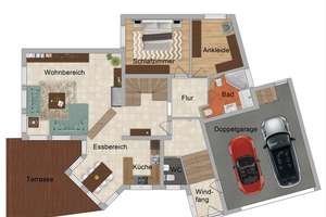 Architektonische Eleganz trifft Wohnwärme - 
Großzügigkeit, Geborgenheit und Stil – Die vollständige Adresse der Immobilie erhältst du vom Anbieter., 72525 Münsingen – Vorschaubild 21