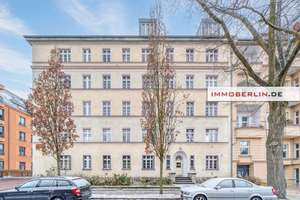 IMMOBERLIN.DE - Charmante Altbauwohnung mit ruhigem Südwestbalkon