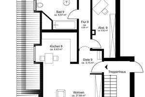 MUTZHAS – Grüne Oase: Helle 3-Zimmerwohnung mit gigantischem Garten – Die vollständige Adresse der Immobilie erhältst du vom Anbieter., 81249 Lochhausen, München – Vorschaubild 6