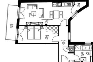 Schöne 2-Raum-Whg. mit FBH, HWR, Abstellraum & Balkon! WE 25 – 4177 Lindenau, Leipzig – Vorschaubild 10