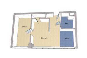 IMMOBERLIN.DE - Top-Infrastruktur! Lichtdurchflutete Wohnung im Loft-Stil – Die vollständige Adresse der Immobilie erhältst du vom Anbieter., 10409 Prenzlauer Berg, Berlin – Vorschaubild 7