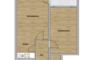 Provisionsfreie 2-Zimmer-Wohnung in Reutlingen - sofort verfügbar – Rangenbergerstraße 20/0, 72766 Sondelfingen, Reutlingen – Vorschaubild 10