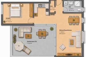 Exklusiver Wohnkomfort mit Dachterrasse – Großzügige 2-Zimmer-Wohnung – 38226 Lebenstedt, Salzgitter – Vorschaubild 8