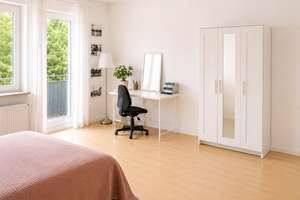 Ruhige 3-Zimmer  Stadtwohnung mit Balkon zum Hinterhof