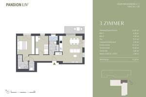 Modern wohnen in Stuttgart-West: EH40 QNG-Neubau, 3-Zimmer-Eigentumswohnung mit 2 Bädern und Balkon – Rosenbergstraße 27a, 70176 Rosenberg, Stuttgart – Vorschaubild 11