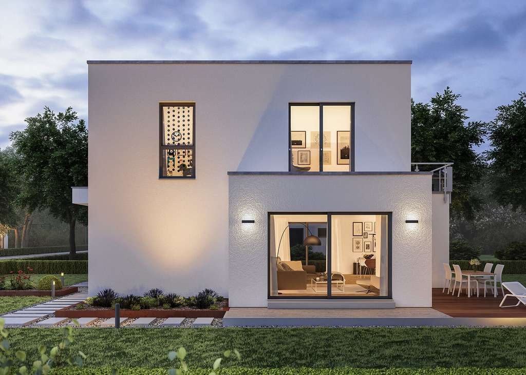 Immobilie in Südliches Anhalt - Architektenhaus mit Flachdach - Modern wohnen, großzügig leben - Bild 1