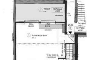 Traumhafte 4-Zimmer Penthouse-Maisonette-Wohnung mit drei Dachterrassen und Blick über Flingern – Die vollständige Adresse der Immobilie erhältst du vom Anbieter., 40233 Flingern Nord, Düsseldorf – Vorschaubild 12