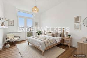 Modernes Wohnen im historischen Altbau 
Lichtdurchflutete 3-Zimmer-Wohnung mit 2 Balkonen – Die vollständige Adresse der Immobilie erhältst du vom Anbieter., 50968 Bayenthal, Köln – Vorschaubild 3