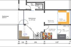 OHNE PROVISION u. MAKLER: Zentral gelegene lichtdurchflutete Maisonette-Wohnung mit 2 gr. Terrasse – Die vollständige Adresse der Immobilie erhältst du vom Anbieter., 80809 Am Riesenfeld, München – Vorschaubild 16