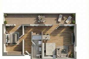 Wohnen über den Dächern: 2-Zimmer-Penthouse mit XXL-Sonnenterrasse – Die vollständige Adresse der Immobilie erhältst du vom Anbieter., 51065 Buchforst, Köln – Vorschaubild 15