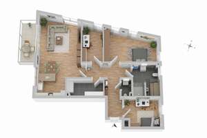 Neubau-Obergeschosswohnung am Westerberg