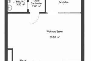 Modernes 1,5 Zimmer Appartement in Unterhaching-voll möbliert – Bahnhofsweg 1, 82008 Unterhaching – Vorschaubild 11