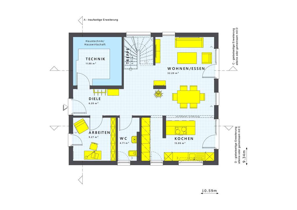 Immobilie in Dalheim - LivingHaus SUNSHINE 164 - Dein Traumhaus für Familien und Lebensqualität - Bild 1