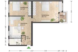 3-Zimmer-Wohnung inkl. Parkplatz in Schöneberg provisionsfrei – 10781 Schöneberg, Berlin – Vorschaubild 5