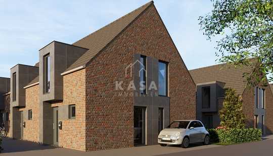 Bild von Baugrundstück mit projektierter Reihenhausanlage in gewachsener Siedlung in Brinkum!