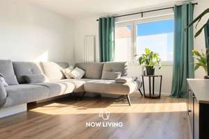 Sunset-Balkon & Parkplatz-Plus: Kernsanierte 3 Zi. mit 71 m²