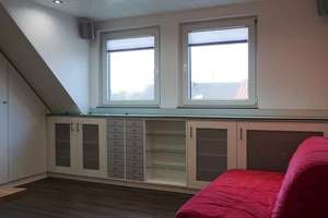 Klimatisierte Maisonette-Wohnung, voll möbliert, mit großer Dachterrasse, Gartennutzung & Stellplatz – 40547 Lörick, Düsseldorf – Vorschaubild 8