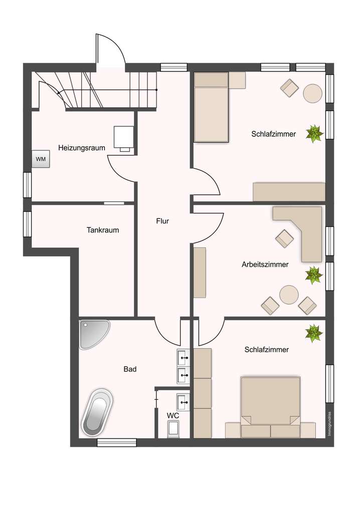 Grundriss Souterrain