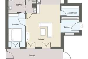2-Raum-Wohnung mit Balkon im prächtigen, zentral gelegenen Gründerzeithaus – Die vollständige Adresse der Immobilie erhältst du vom Anbieter., 4107 Zentrum-Süd, Leipzig – Vorschaubild 8