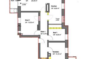 3-Zimmer-Altbauwohnung an der Isar | denkmalgeschützt, kernsaniert, bezugsfrei | PROVISIONSFREI – Brudermühlstraße 12, 81371 Sendlinger Feld, München – Vorschaubild 16