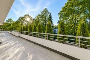 Exklusiv-Penthouse, barrierefrei, umlaufende Südwest-Dachterrasse, grün, uneinsehbar, absolut ruhig – Die vollständige Adresse der Immobilie erhältst du vom Anbieter., 81545 Harlaching, München – Vorschaubild 8