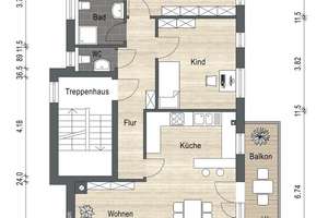 Solide. Modern. Nachhaltig vermietet. – Gepflegtes 3-FH in gefragter Lage von Baden-Baden – Die vollständige Adresse der Immobilie erhältst du vom Anbieter., 76530 Innenstadt, Baden-Baden – Vorschaubild 22